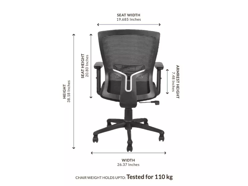 Multipurpose Sleek Table & Fluid Ergonomic Chair